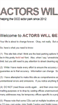 Mobile Screenshot of actorswillbetowed.com