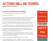 Tablet Screenshot of actorswillbetowed.com